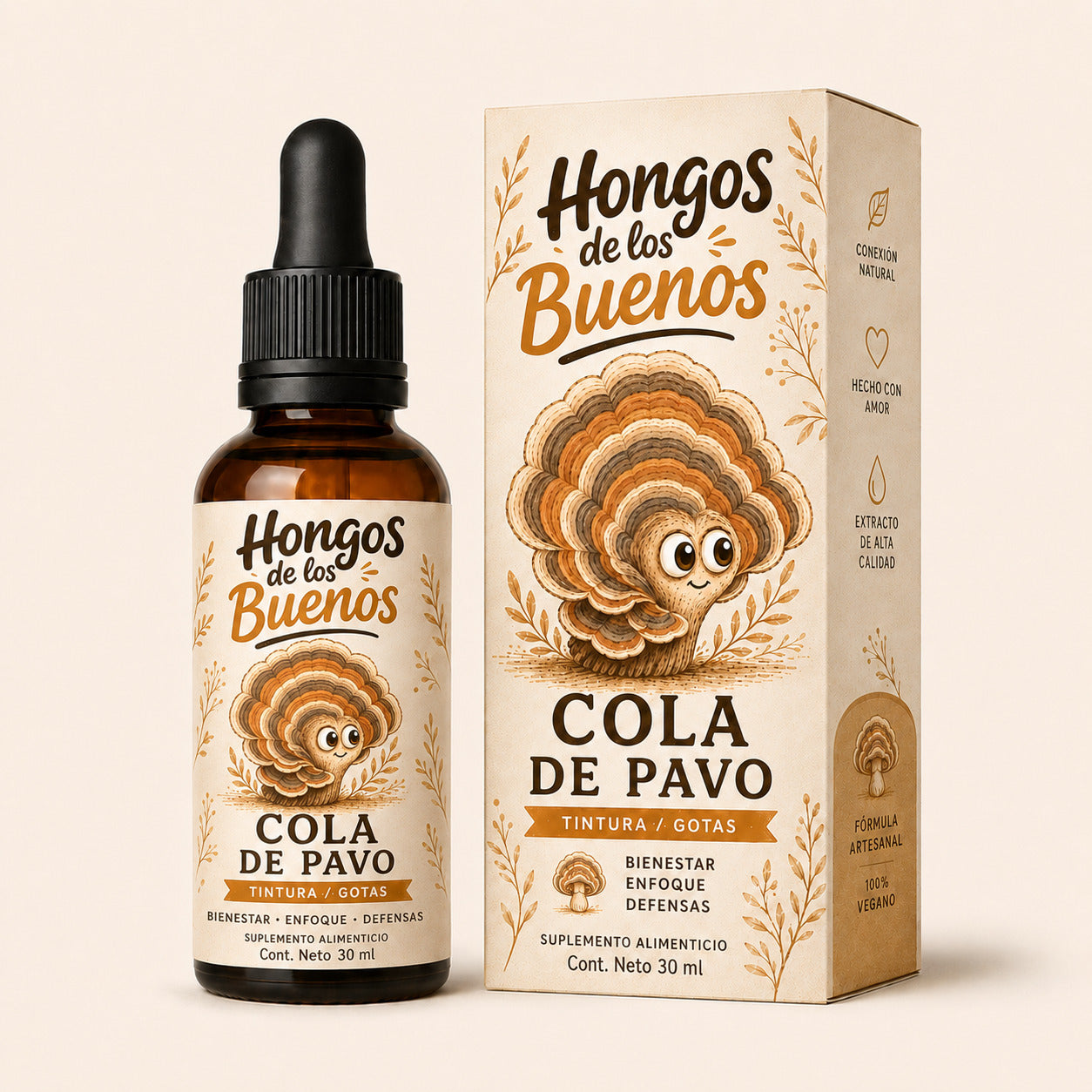Gotitas Cola de Pavo